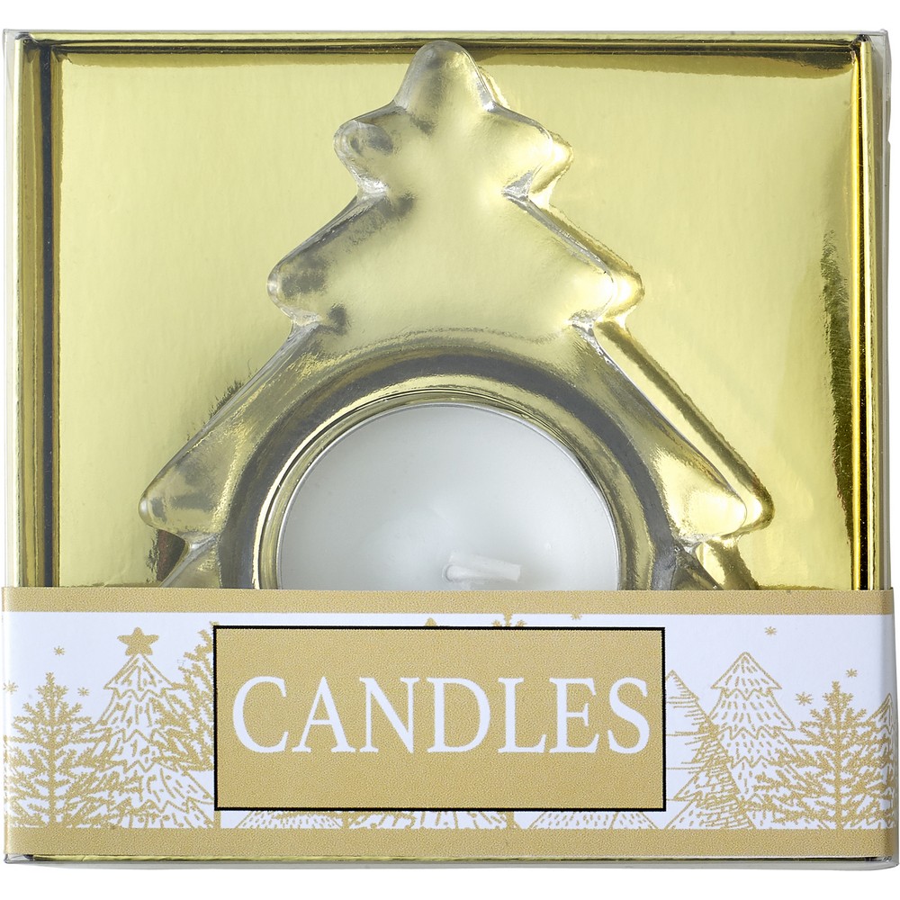 Świecznik choinka z logo - świąteczny gadżet firmowy - Wyposażenie wnętrz z nadrukiem logo | VEBI - zdjęcie 17