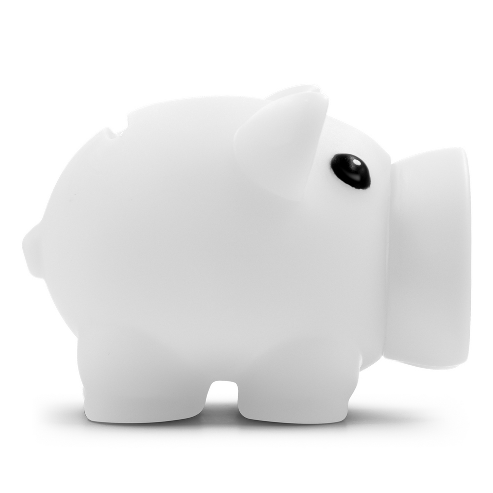 Skarbonka świnka Kreighton z gumowym wykończeniem - Inne drobiazgi z nadrukiem logo | VEBI - zdjęcie 6