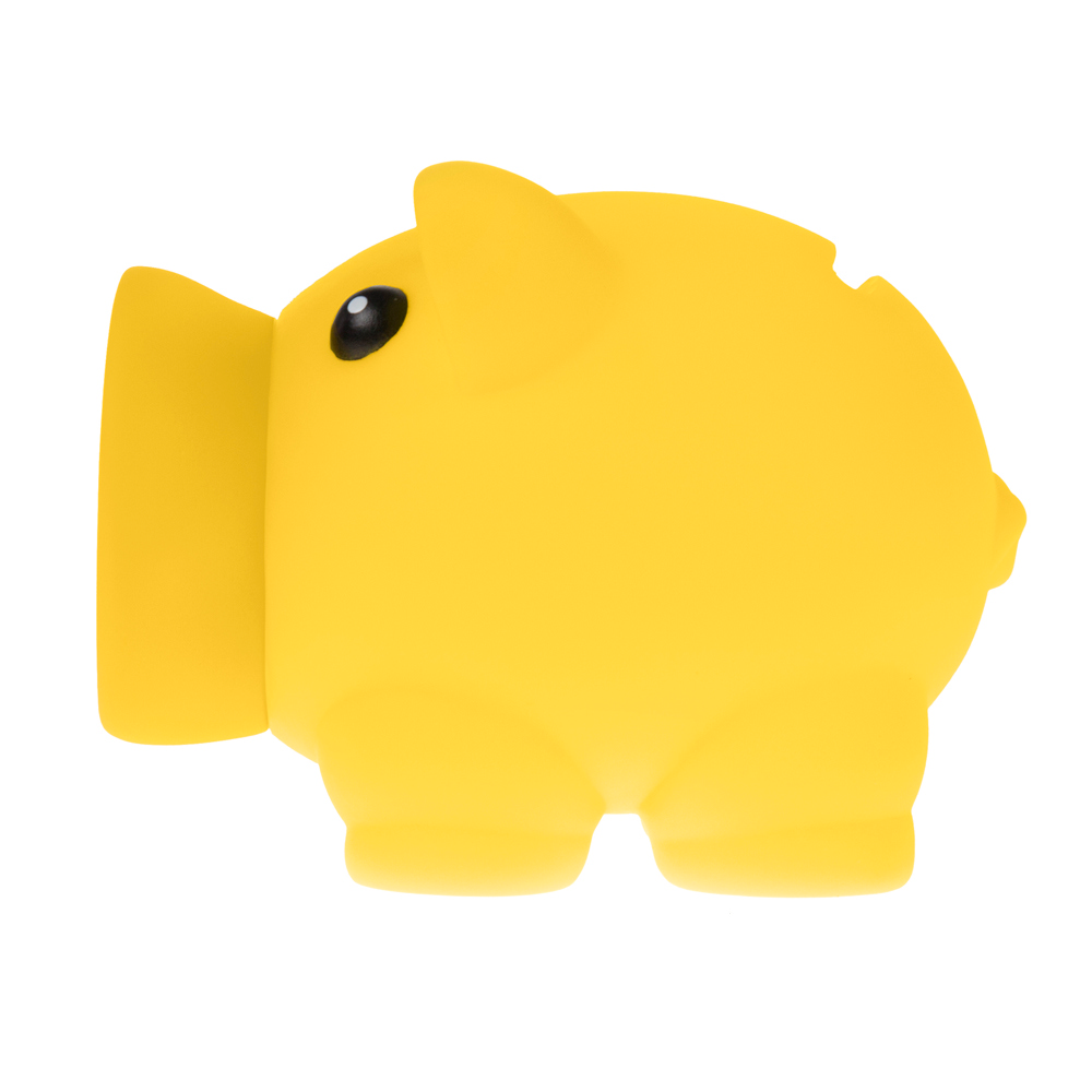 Skarbonka świnka PVC 10x7,5x8 cm z nadrukiem logo - Inne drobiazgi z nadrukiem logo | VEBI - zdjęcie 6