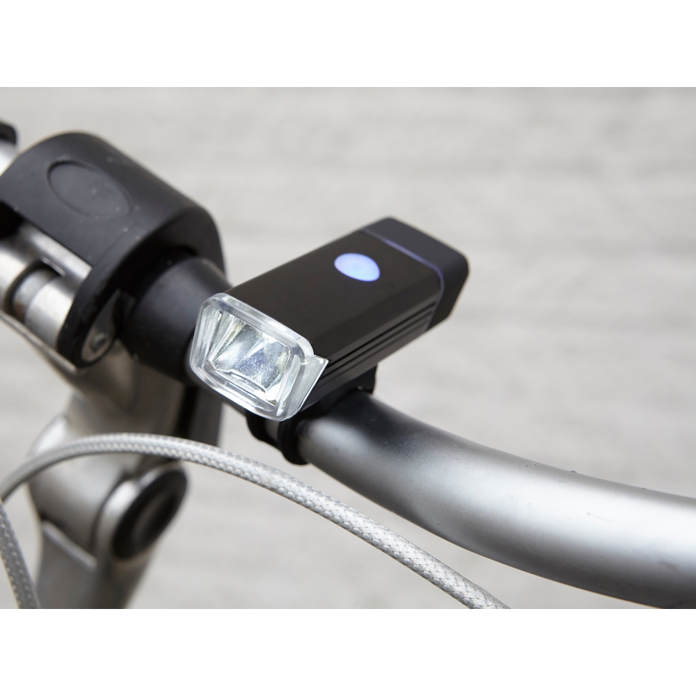 Lampka rowerowa COB USB z magnesem i paskiem mocującym - Akcesoria rowerowe z nadrukiem logo | VEBI - zdjęcie 2