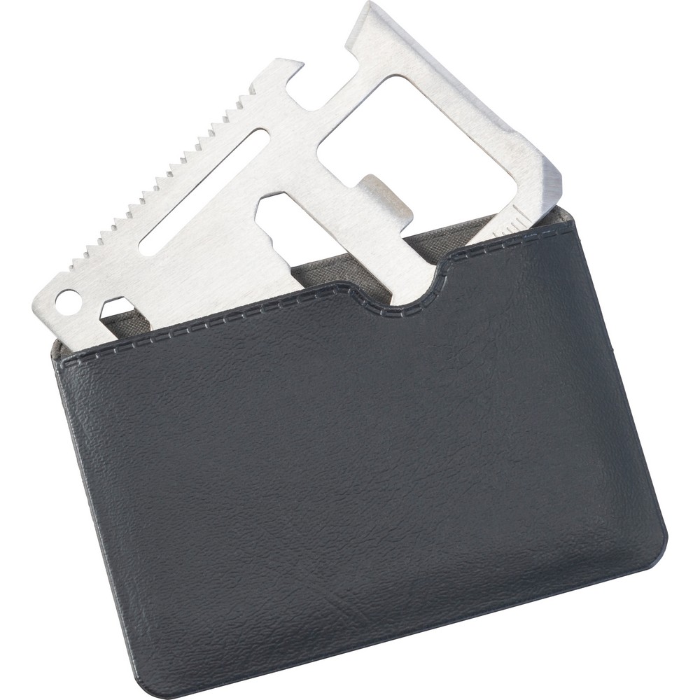 Multitool 11w1 z pokrowcem - narzędzie wielofunkcyjne - Noże i scyzoryki z nadrukiem logo | VEBI - zdjęcie 2