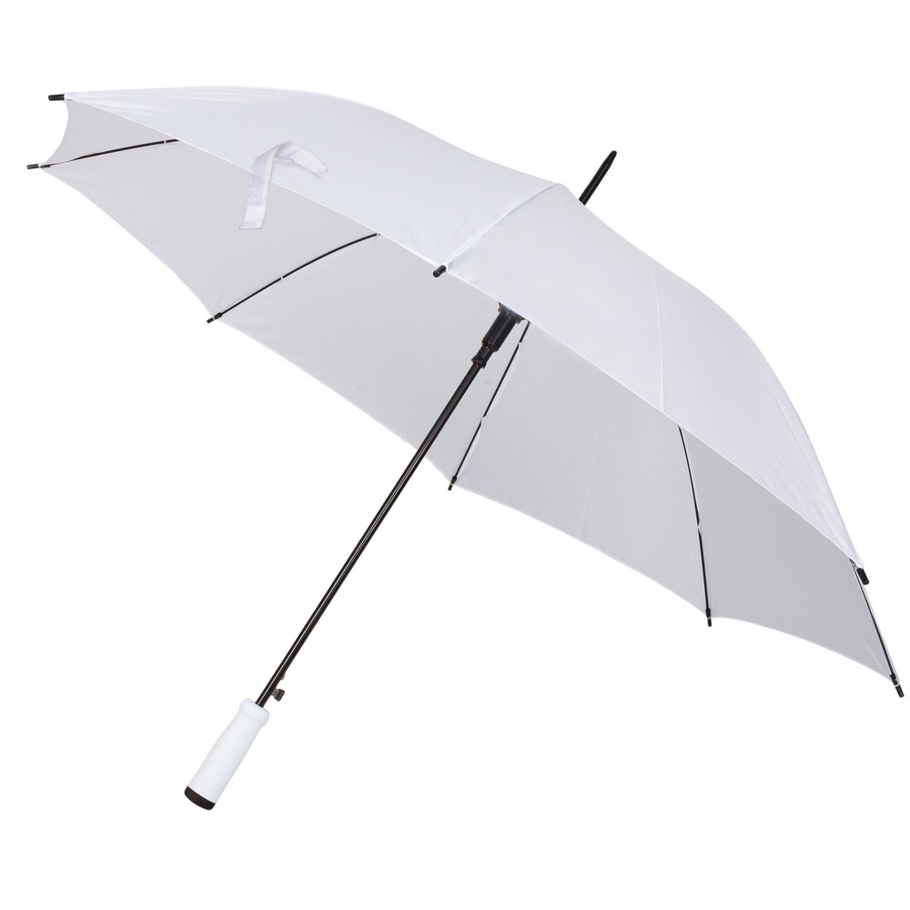 Parasol automatyczny Dwight z nadrukiem - 8 paneli, rączka piankowa