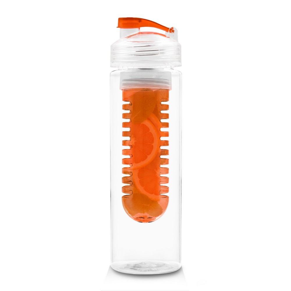 Butelka sportowa z pojemnikiem na owoce Carter 650ml - Butelki i bidony z nadrukiem logo | VEBI - zdjęcie 17