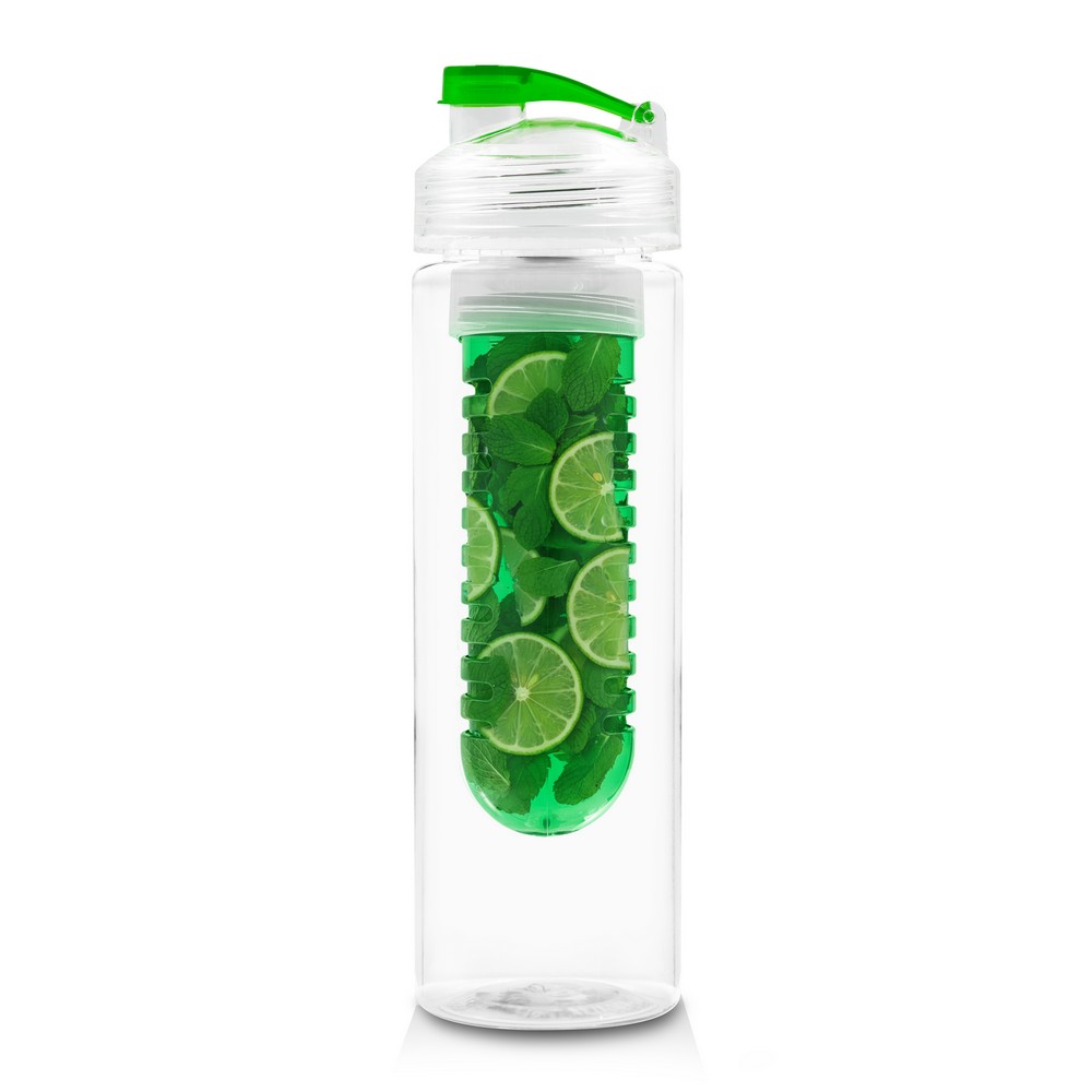 Butelka sportowa z pojemnikiem na owoce Carter 650ml - Butelki i bidony z nadrukiem logo | VEBI - zdjęcie 11