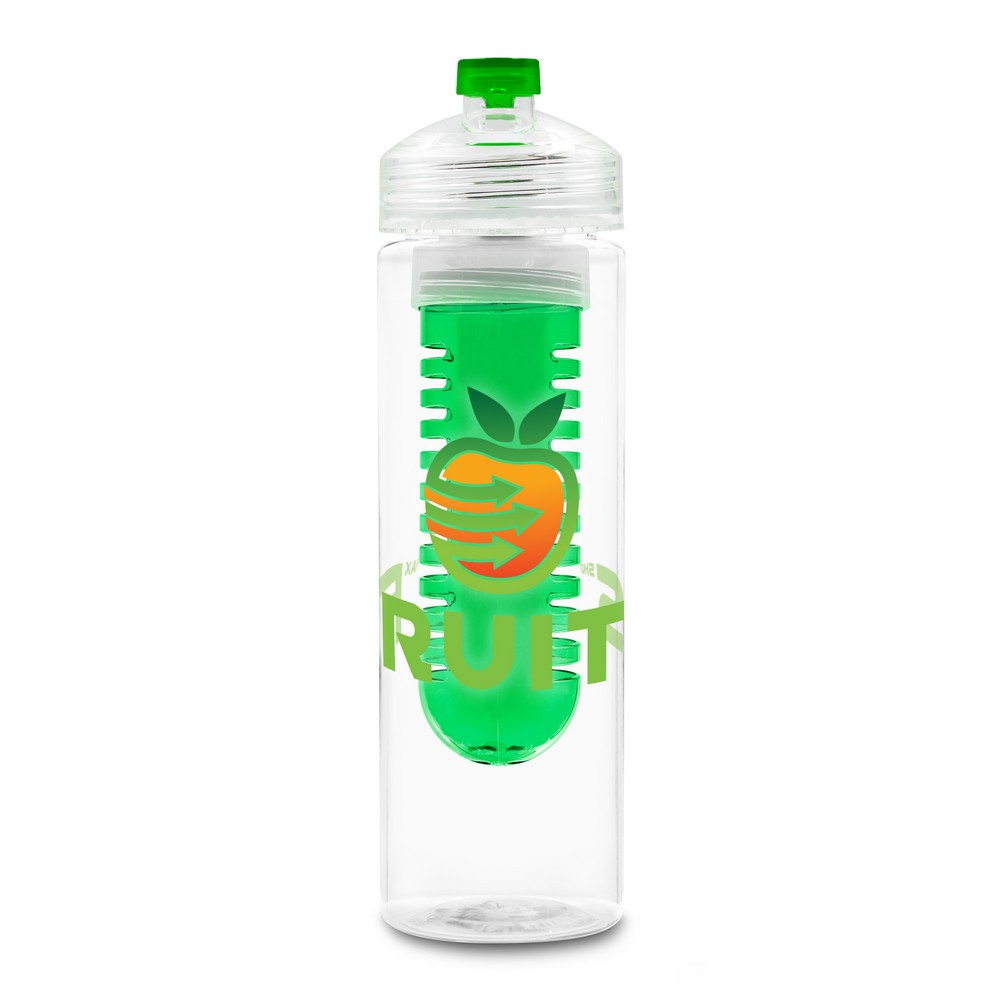 Butelka sportowa z pojemnikiem na owoce Carter 650ml - Butelki i bidony z nadrukiem logo | VEBI - zdjęcie 13