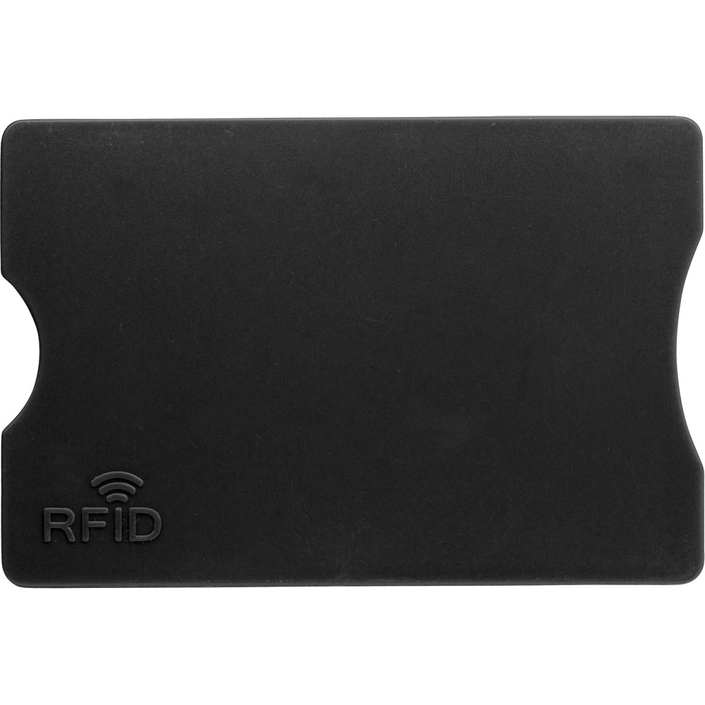 Etui na kartę z ochroną RFID – bezpieczny portfel - Etui na karty i wizytówki z nadrukiem logo | VEBI - zdjęcie 3