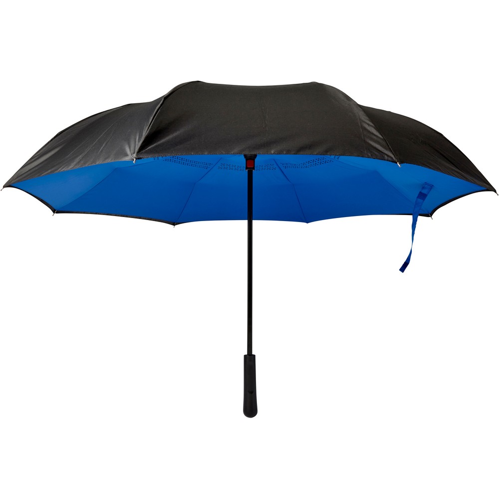 Parasol odwracalny manualny z logo firmy - Parasole manualne z nadrukiem logo | VEBI - zdjęcie 8