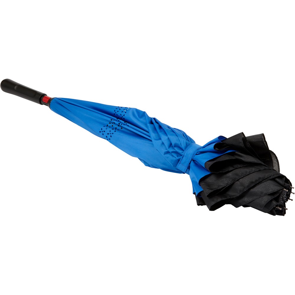 Parasol odwracalny manualny z logo firmy - Parasole manualne z nadrukiem logo | VEBI - zdjęcie 11