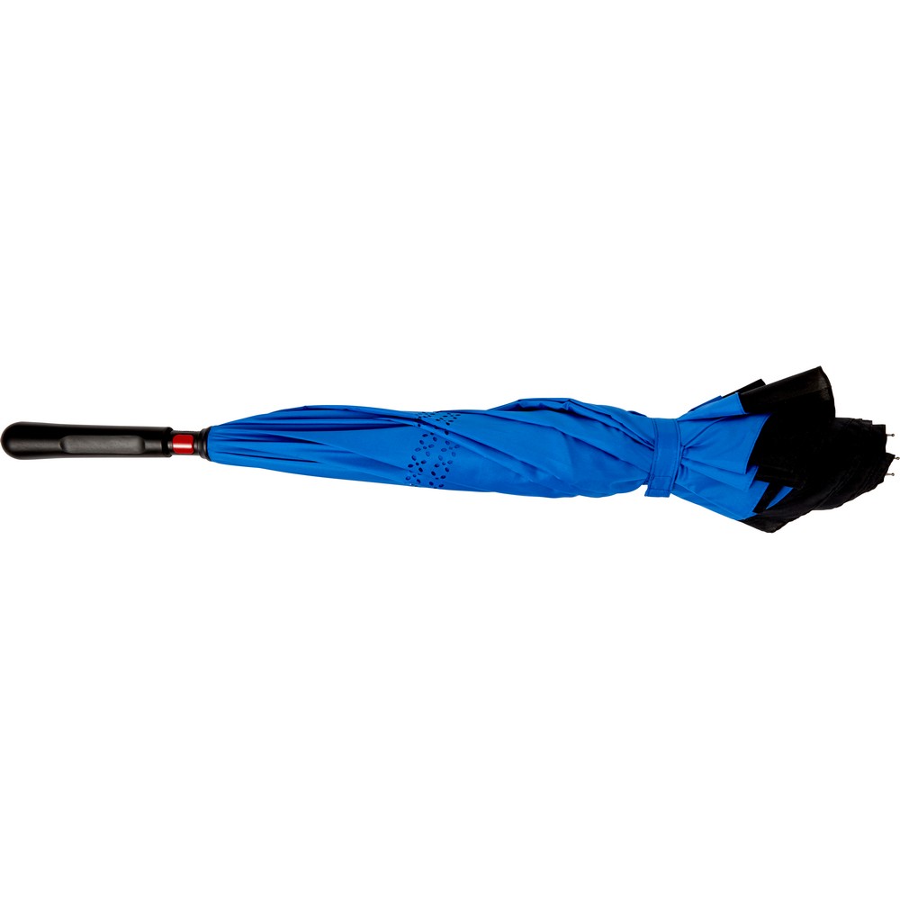 Parasol odwracalny manualny z logo firmy - Parasole manualne z nadrukiem logo | VEBI - zdjęcie 12