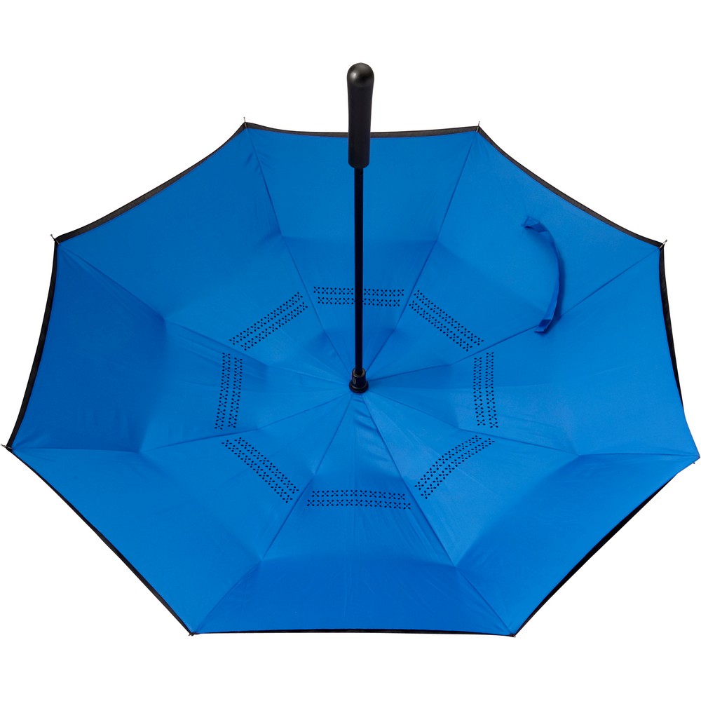 Parasol odwracalny manualny z logo firmy - Parasole manualne z nadrukiem logo | VEBI - zdjęcie 13