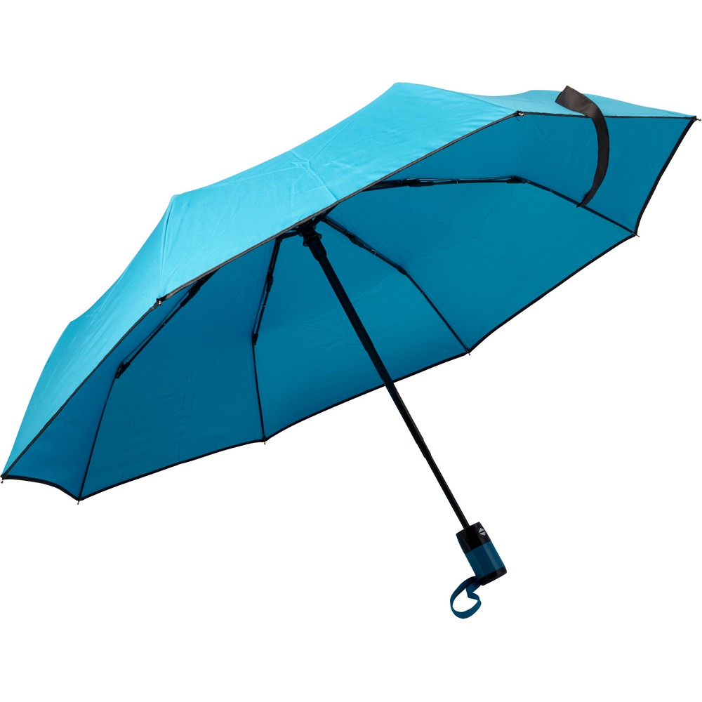 Parasol automatyczny składany Ø98 cm z nadrukiem logo - Parasole automatyczne z nadrukiem logo | VEBI - zdjęcie 8