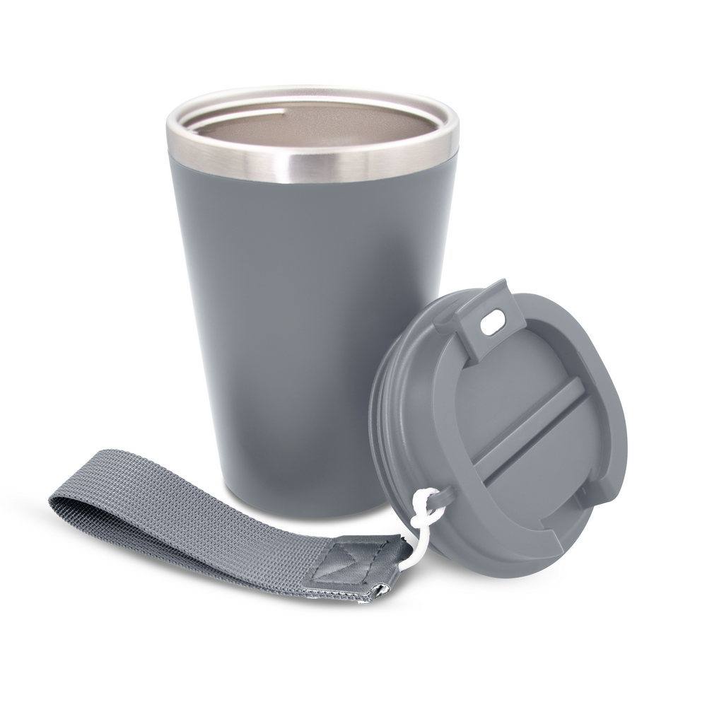 Kubek termiczny Nairod 350ml - ekologiczny z paskiem - Kubki i butelki termiczne z nadrukiem logo | VEBI - zdjęcie 33
