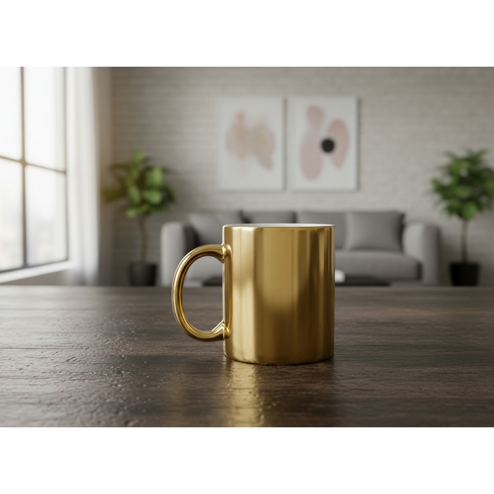 Kubek ceramiczny Yillka 350ml - z białym wnętrzem - Kubki z nadrukiem logo | VEBI - zdjęcie 2