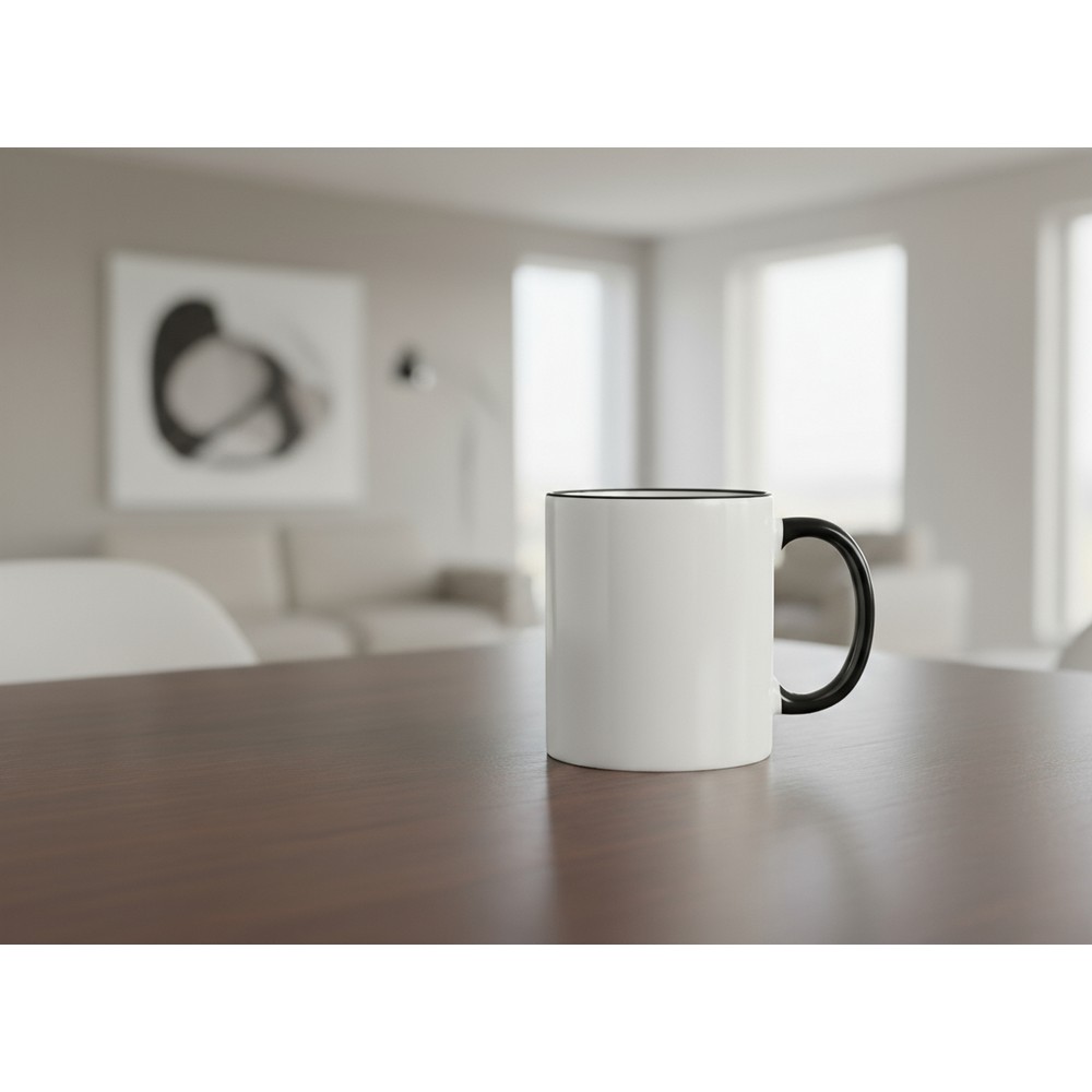 Kubek ceramiczny Nerita 350ml - z nadrukiem logo firmy - Kubki z nadrukiem logo | VEBI - zdjęcie 2