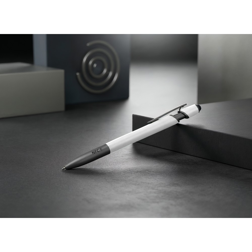 Długopis NFC Teagan z touch pen - innowacyjne gadżety reklamowe - Długopisy nietypowe z nadrukiem logo | VEBI - zdjęcie 2
