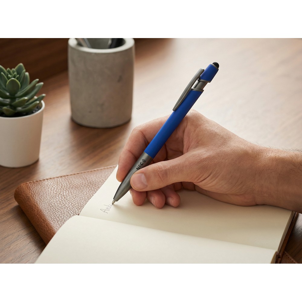 Długopis NFC Teagan z touch pen - innowacyjne gadżety reklamowe - Długopisy nietypowe z nadrukiem logo | VEBI - zdjęcie 29
