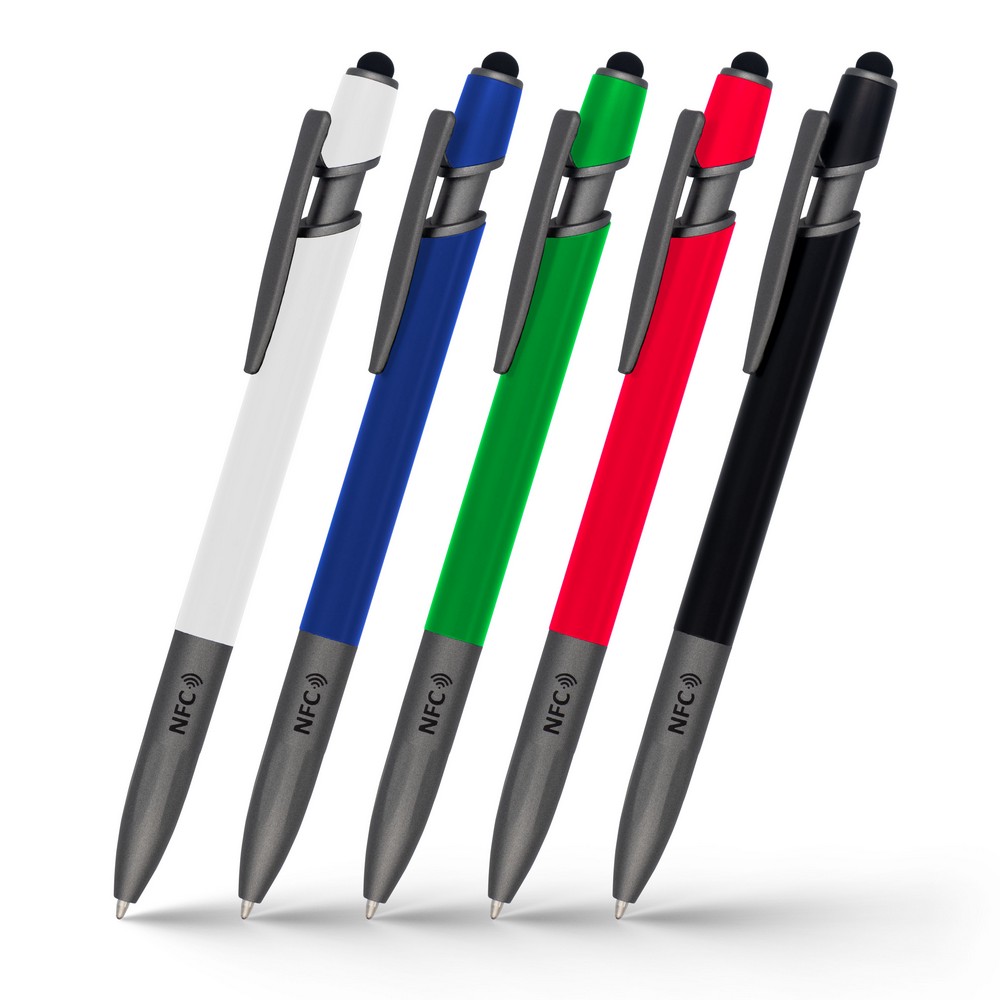 Długopis NFC Teagan z touch pen - innowacyjne gadżety reklamowe - Długopisy nietypowe z nadrukiem logo | VEBI - zdjęcie 7
