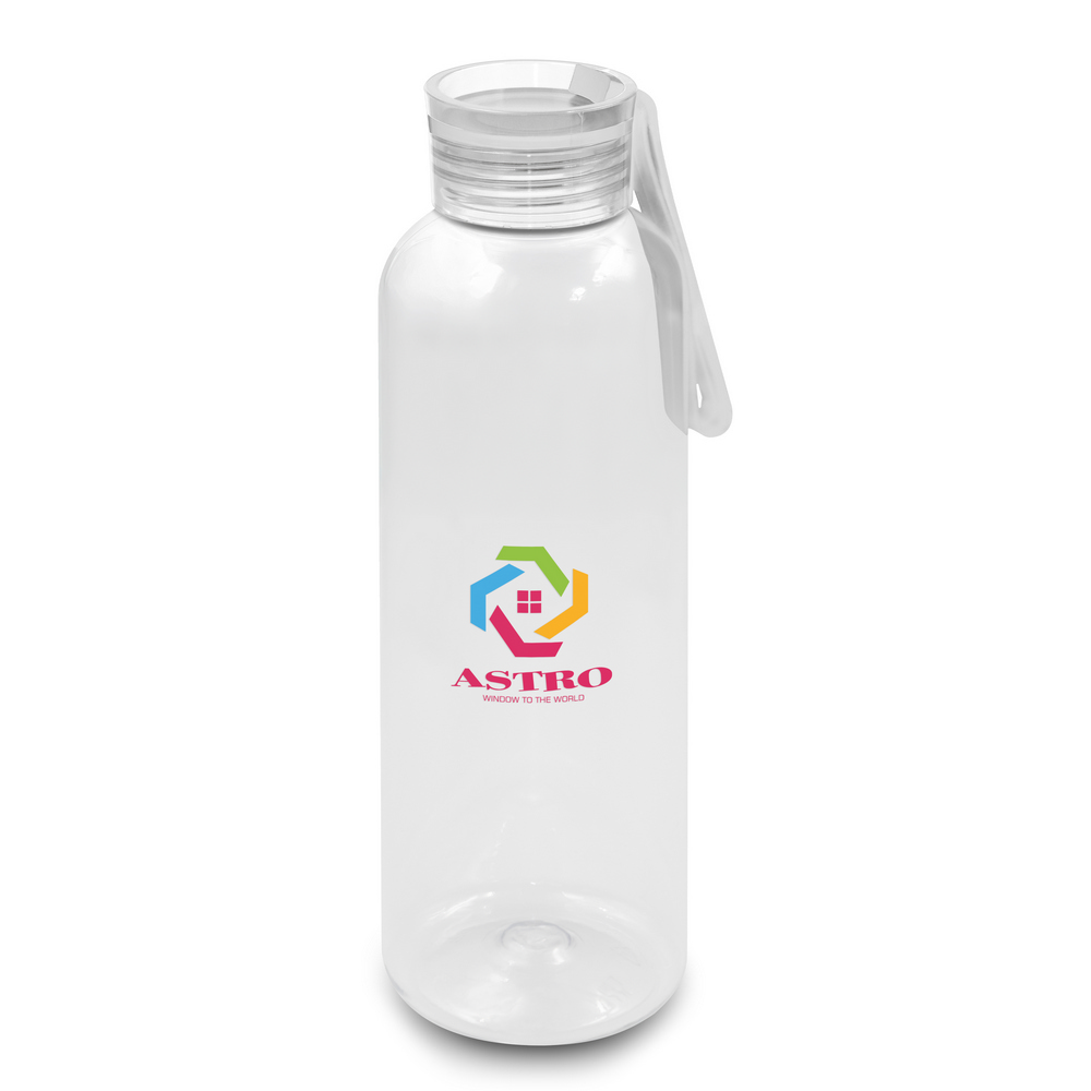 Sportowa butelka ekologiczna 500ml z uchwytem RPET - Butelki i bidony z nadrukiem logo | VEBI