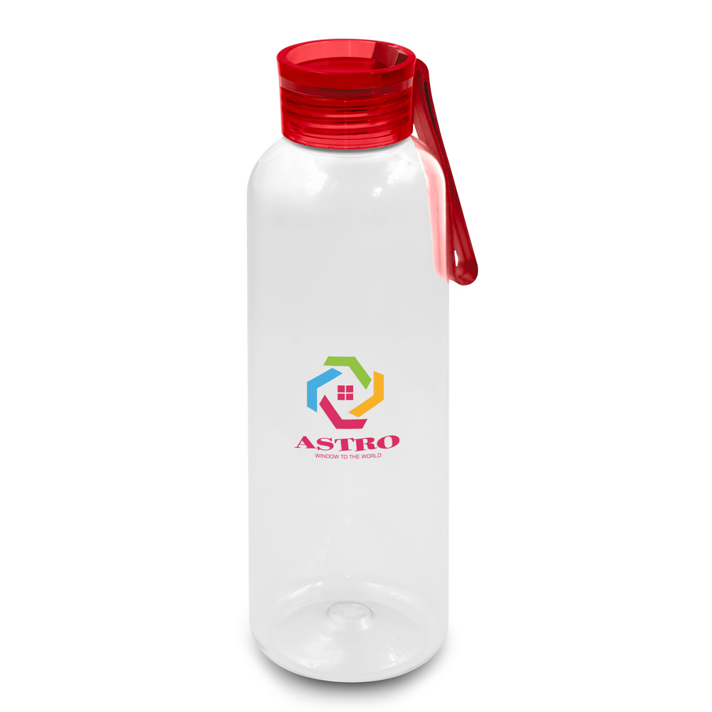 Sportowa butelka ekologiczna 500ml z uchwytem RPET - Butelki i bidony z nadrukiem logo | VEBI - zdjęcie 17