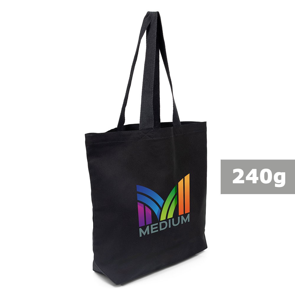 Bawełniana torba na zakupy Ornell 240g z nadrukiem logo - Torby i koszyki na zakupy z nadrukiem logo | VEBI - zdjęcie 6