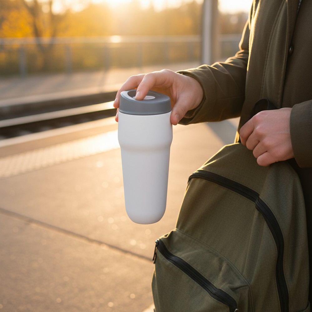 Kubek termiczny 400ml z podwójnymi ściankami - Air Gifts - Kubki i butelki termiczne z nadrukiem logo | VEBI - zdjęcie 17