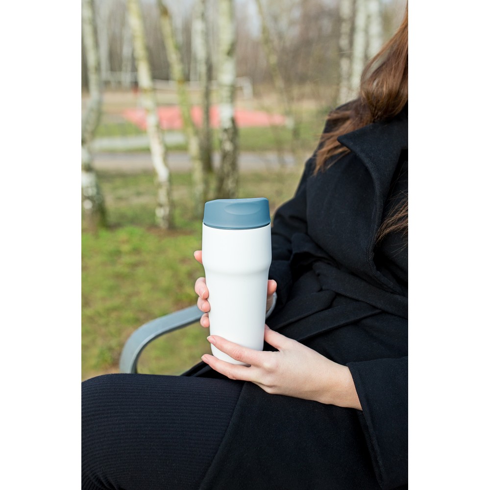 Kubek termiczny 400ml z podwójnymi ściankami - Air Gifts - Kubki i butelki termiczne z nadrukiem logo | VEBI - zdjęcie 15