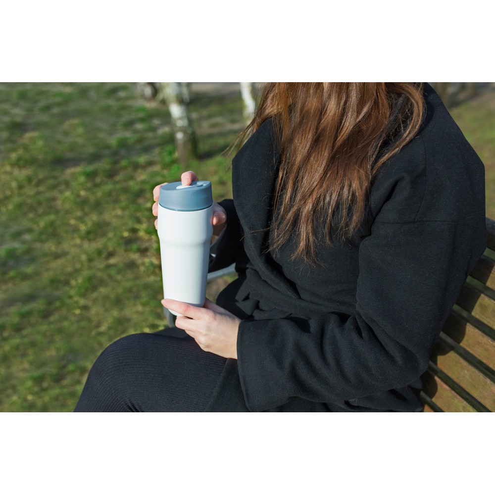 Kubek termiczny 400ml z podwójnymi ściankami - Air Gifts - Kubki i butelki termiczne z nadrukiem logo | VEBI - zdjęcie 16