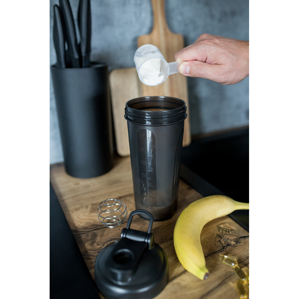 Shaker sportowy 750ml z kulką mieszającą Urelles - Butelki i bidony z nadrukiem logo | VEBI - zdjęcie 9