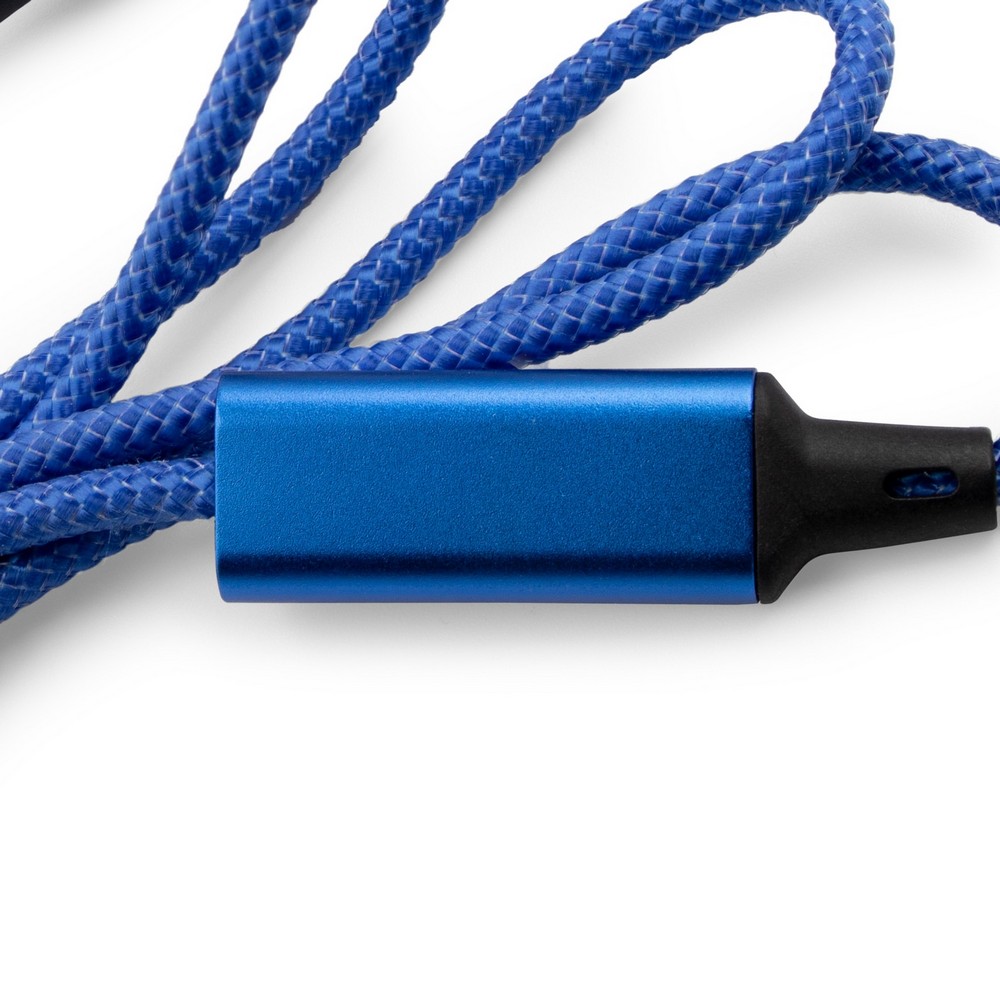 Uniwersalny kabel ładujący 4w1 z miejscem na logo - Kable z nadrukiem logo | VEBI - zdjęcie 11