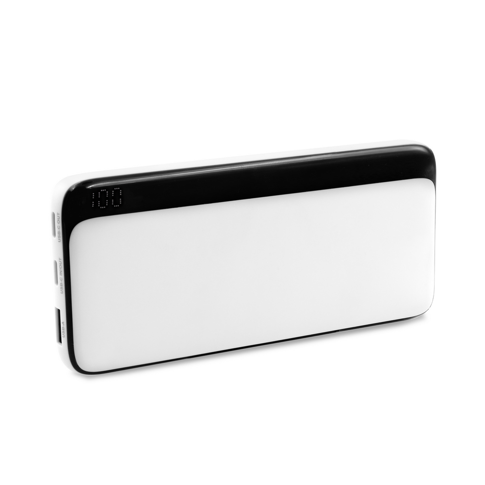Power bank Dejerius 10000 mAh z wyświetlaczem cyfrowym - Power banki z nadrukiem logo | VEBI - zdjęcie 6