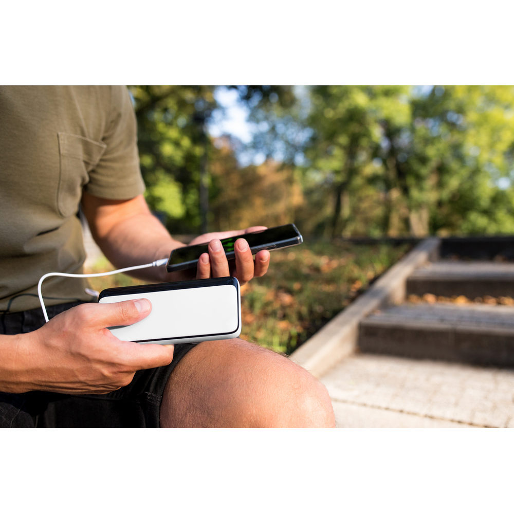 Power bank Dejerius 10000 mAh z wyświetlaczem cyfrowym - Power banki z nadrukiem logo | VEBI - zdjęcie 12