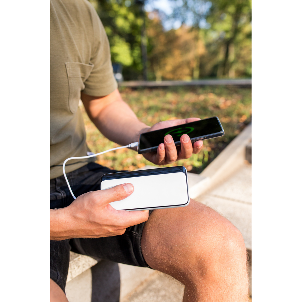 Power bank Dejerius 10000 mAh z wyświetlaczem cyfrowym - Power banki z nadrukiem logo | VEBI - zdjęcie 13