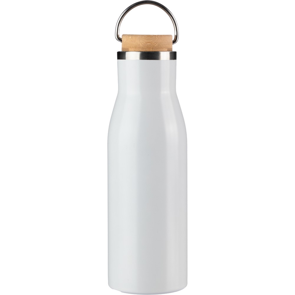 Butelka termiczna EcoSteel 500ml z bambusem - Butelki i bidony z nadrukiem logo | VEBI - zdjęcie 3