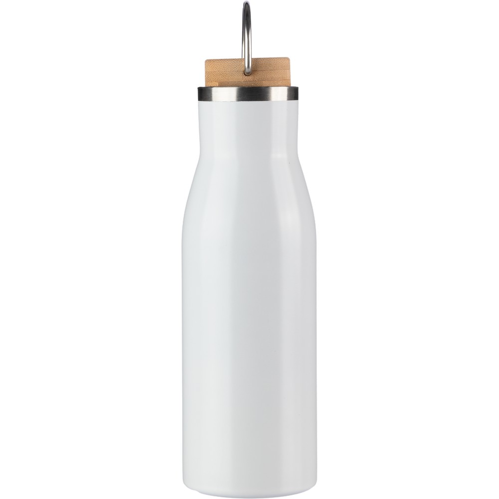 Butelka termiczna EcoSteel 500ml z bambusem - Butelki i bidony z nadrukiem logo | VEBI - zdjęcie 5