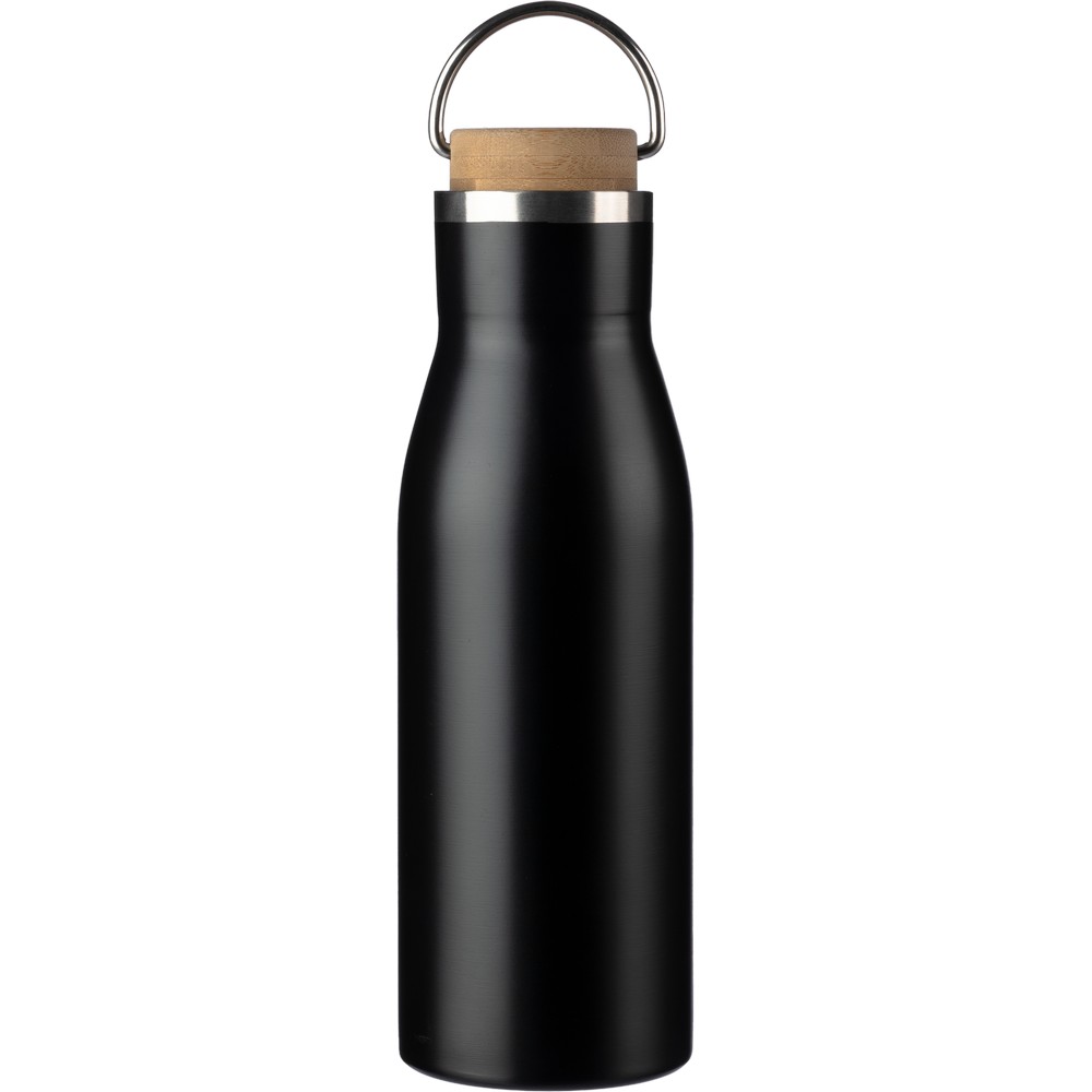Butelka termiczna EcoSteel 500ml z bambusem - Butelki i bidony z nadrukiem logo | VEBI - zdjęcie 8