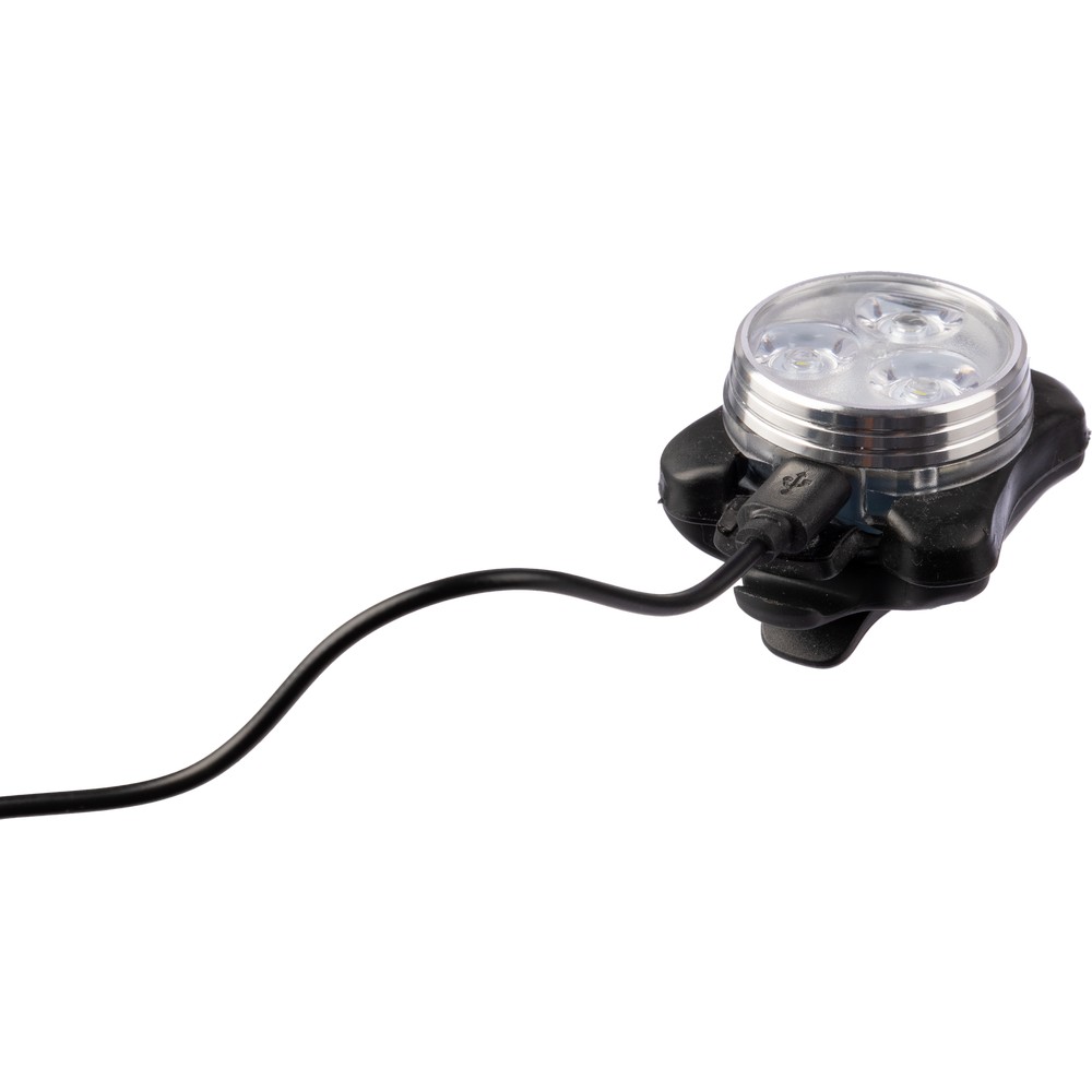 Zestaw lampek rowerowych LED z baterią 650 mAh - Akcesoria rowerowe z nadrukiem logo | VEBI - zdjęcie 9