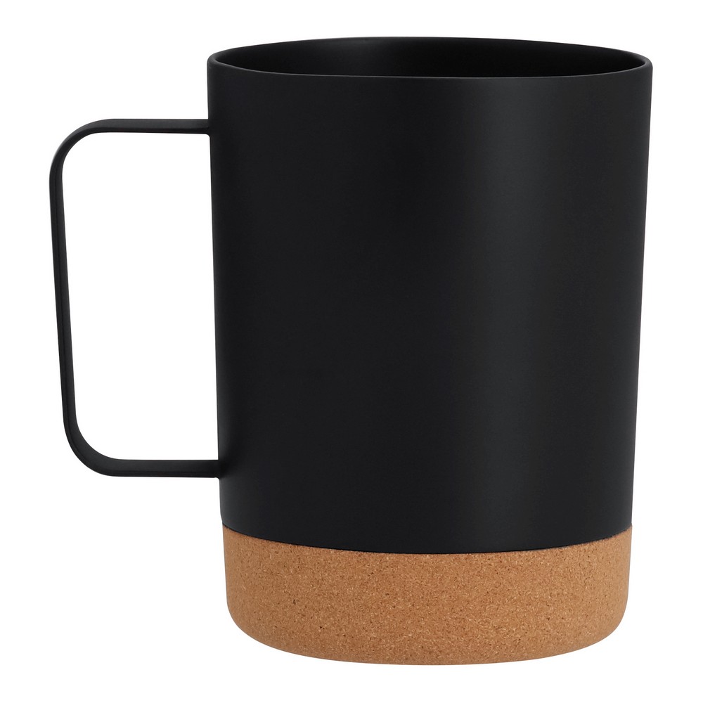 Kubek 400 ml z korkowym elementem, z nadrukiem logo - Kubki z nadrukiem logo | VEBI - zdjęcie 4