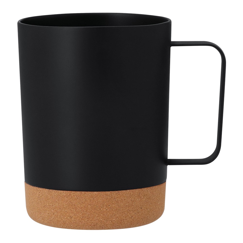 Kubek 400 ml z korkowym elementem, z nadrukiem logo - Kubki z nadrukiem logo | VEBI - zdjęcie 3