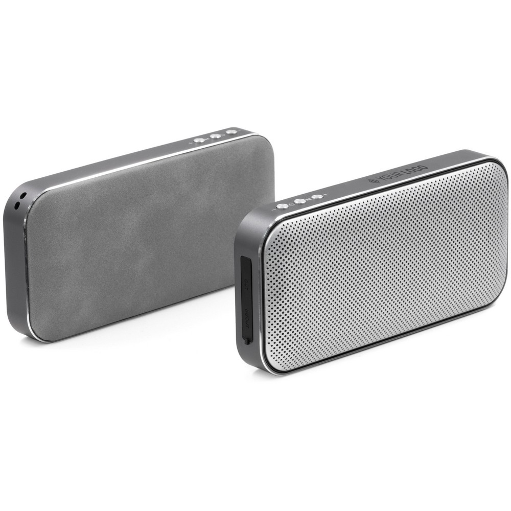 Głośnik bezprzewodowy z powerbankiem 10W/5000mAh Nano Charge - Głośniki z nadrukiem logo | VEBI - zdjęcie 2