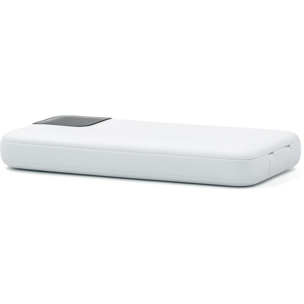 Power bank 10000 mAh z wbudowanymi kablami - ładowarka przenośna - Power banki z nadrukiem logo | VEBI - zdjęcie 2
