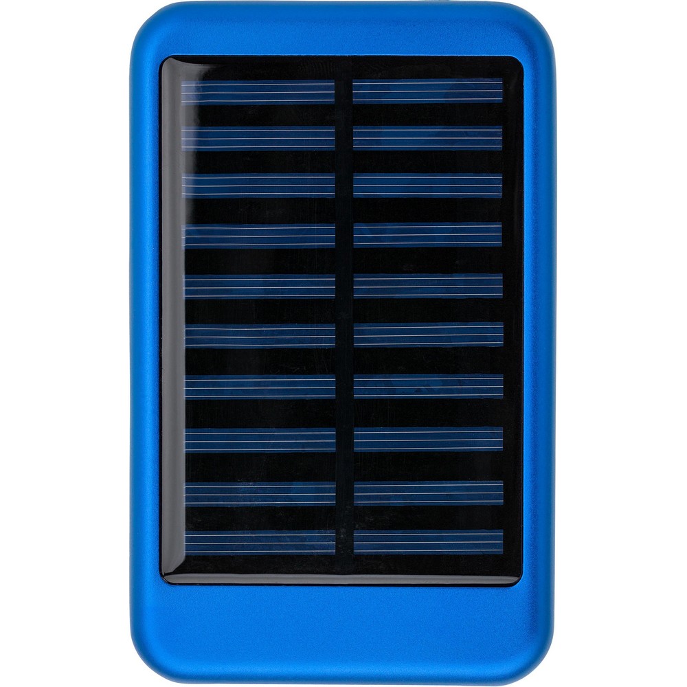 Powerbank słoneczny 4000 mAh z diodami LED - Ładowarki z nadrukiem logo | VEBI - zdjęcie 12