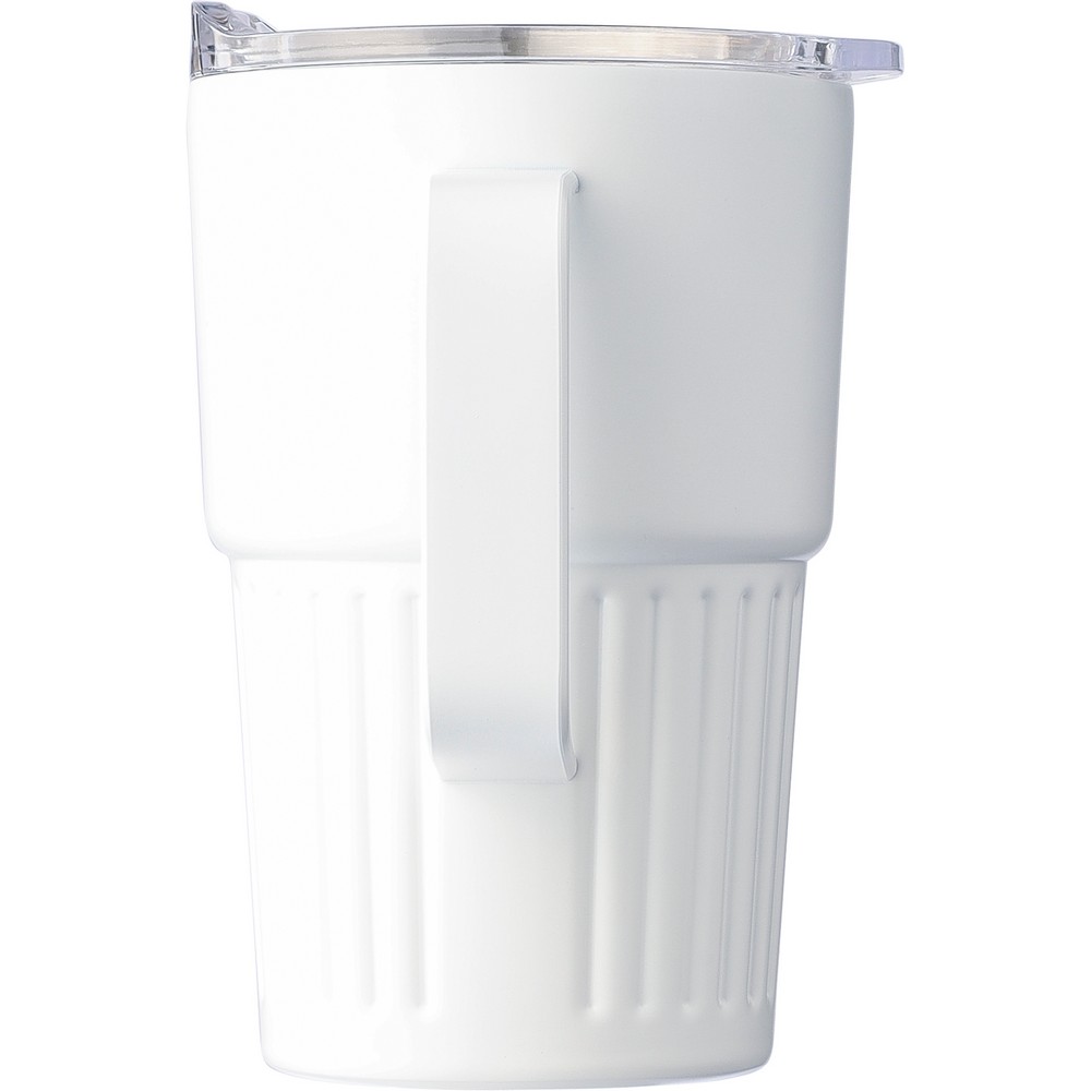 Kubek termiczny ze stali nierdzewnej 450 ml – elegancja w podróży - Kubki i butelki termiczne z nadrukiem logo | VEBI - zdjęcie 3