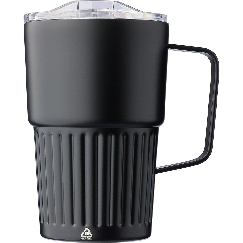 Kubek termiczny ze stali nierdzewnej 450 ml – elegancja w podróży - Kubki i butelki termiczne z nadrukiem logo | VEBI - zdjęcie 7