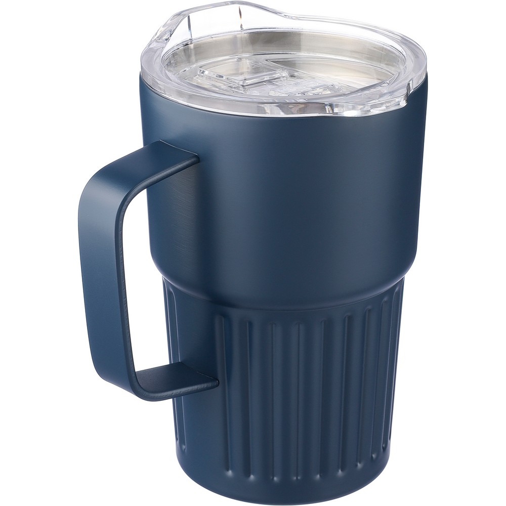 Kubek termiczny ze stali nierdzewnej 450 ml – elegancja w podróży - Kubki i butelki termiczne z nadrukiem logo | VEBI - zdjęcie 13