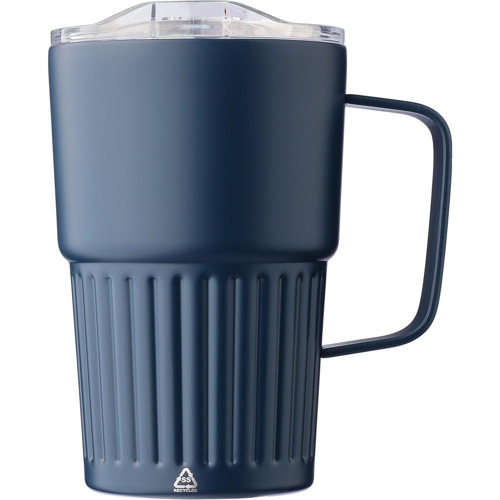 Kubek termiczny ze stali nierdzewnej 450 ml – elegancja w podróży - Kubki i butelki termiczne z nadrukiem logo | VEBI - zdjęcie 15