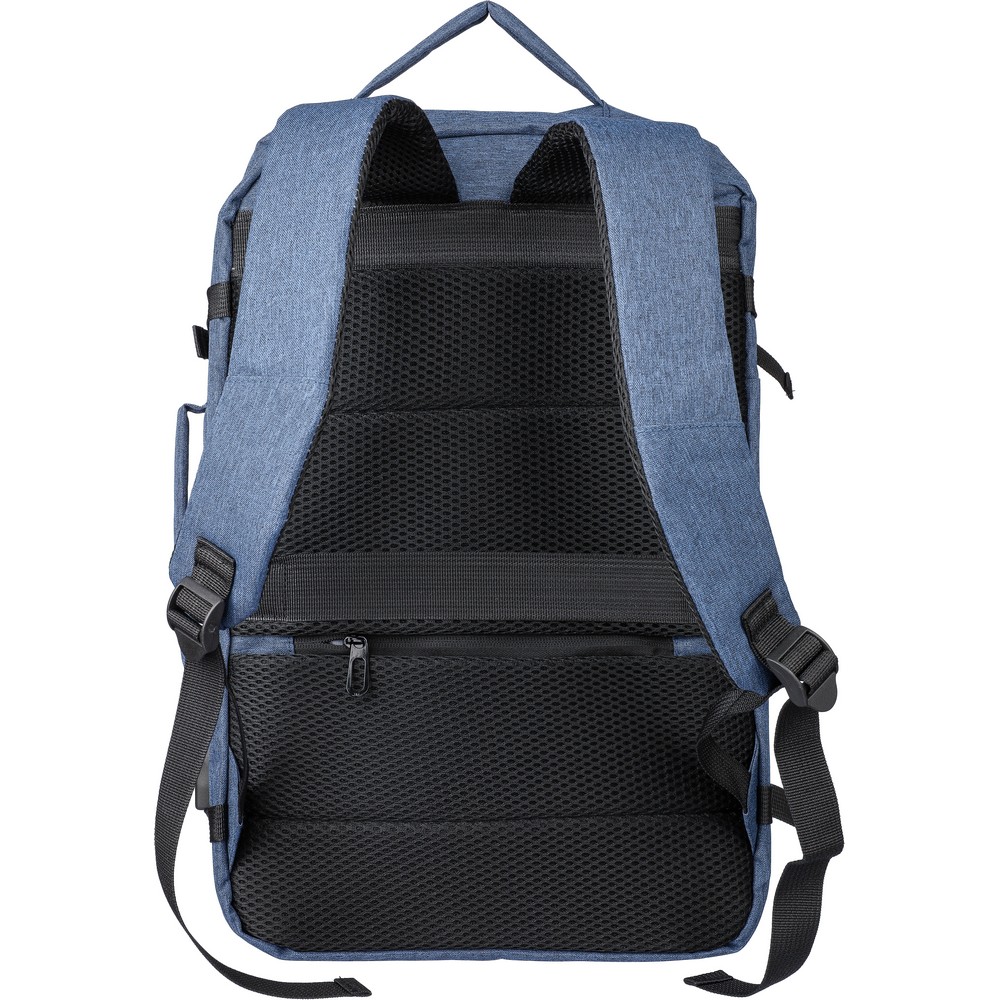 Plecak na laptopa 17" RPET – 29 l z portem USB - Plecaki z nadrukiem logo | VEBI - zdjęcie 7