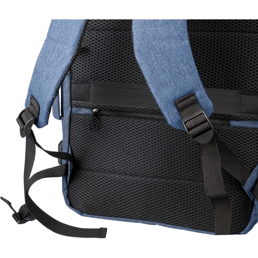 Plecak na laptopa 17" RPET – 29 l z portem USB - Plecaki z nadrukiem logo | VEBI - zdjęcie 8