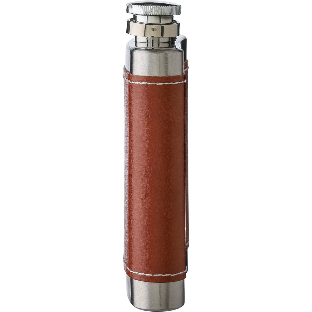Elegancka piersiówka ze stali nierdzewnej 100ml - Piersiówki z nadrukiem logo | VEBI - zdjęcie 8