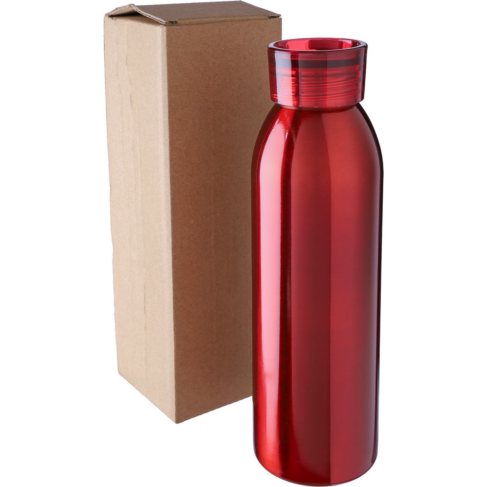 Stalowa butelka sportowa z recyclingu 650ml z uchwytem - Butelki i bidony z nadrukiem logo | VEBI - zdjęcie 8
