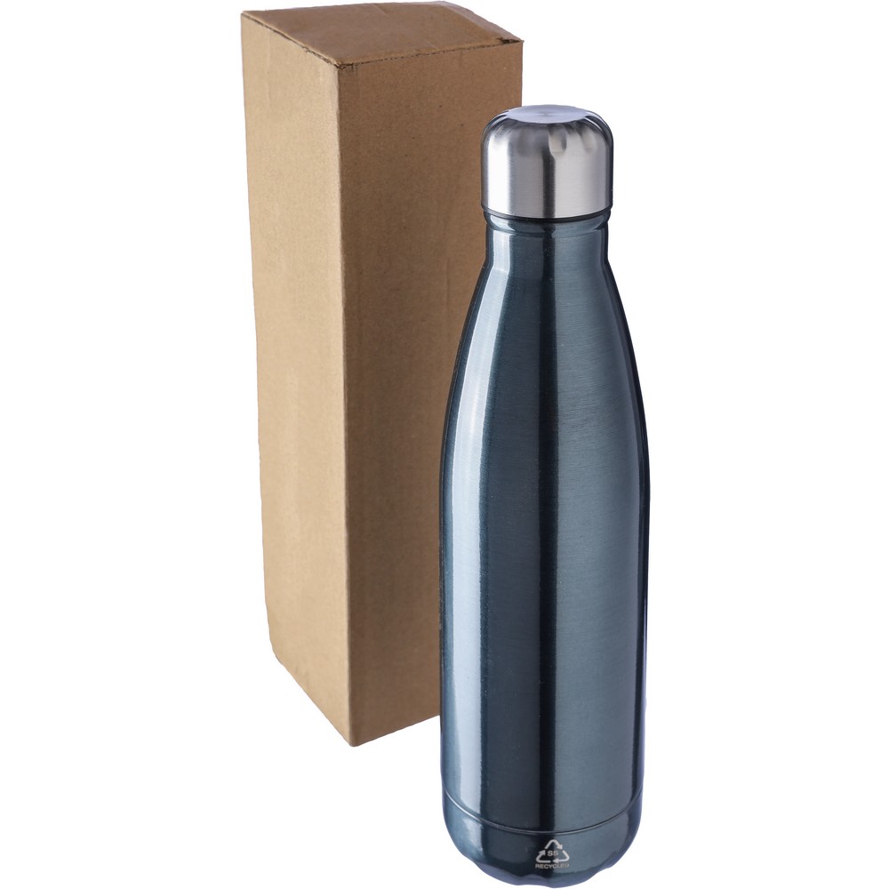 Butelka sportowa 650ml ze stali z recyklingu - Butelki i bidony z nadrukiem logo | VEBI - zdjęcie 8